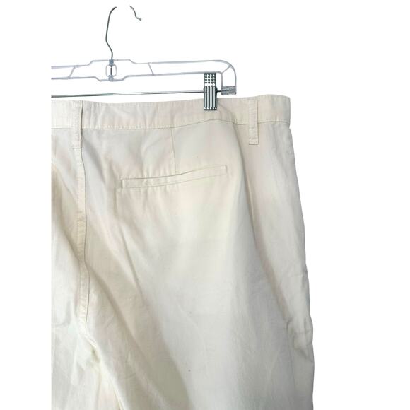 J.Crew Slouchy Boyfriend Chino Pant Cream Neutral Basic Straight Leg Size 33 - Picture 6 of 15